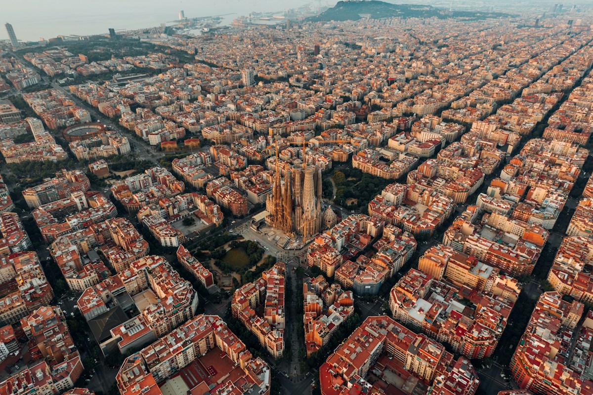 La Sagrada Familia en Barcelona.